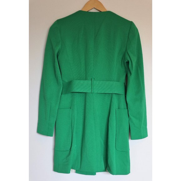 Kelly Green Suit Dress with Belt - Picture 2 of 11